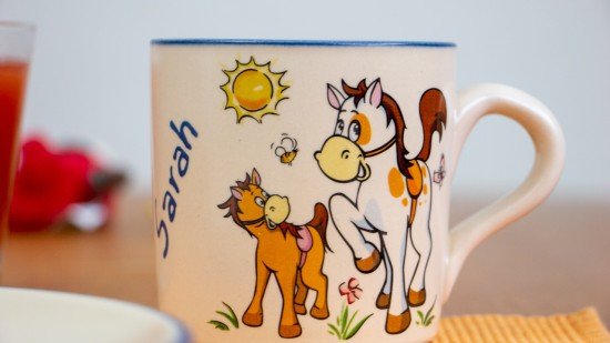 Kindertasse - Pferd/Pony