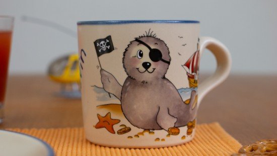 Kindertasse - Seehund Pirat